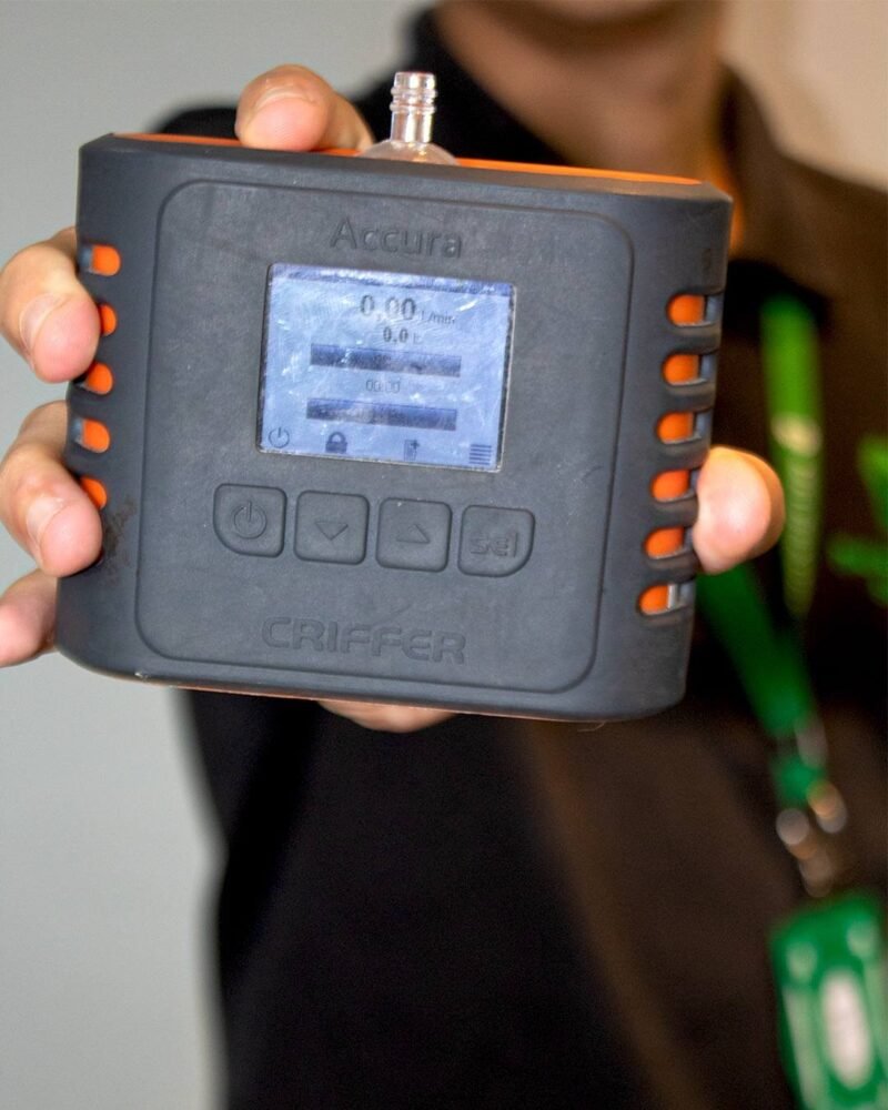 Detector de gases calibrado